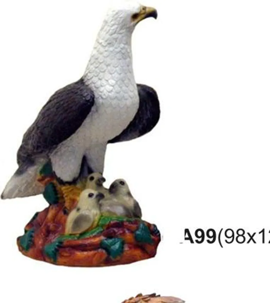 Statue de Jardin Aigle Résistante aux Intempéries - Design 46 cm