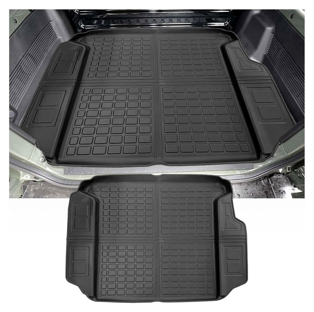Kofferraummatte für Suzuki Jimny JB64/JB74 II GJ Pro SUV 2021-2025, Gummi Kofferraumwanne TPE mit hohem Rand und rutschfester Oberfläche