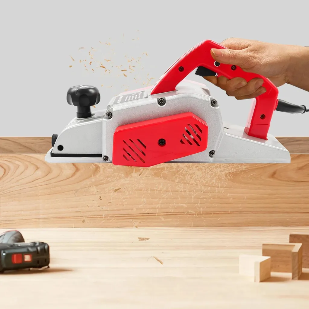 Pialla Elettrica 1300W per Legno - Utensile Robusto con Cavo Rosso