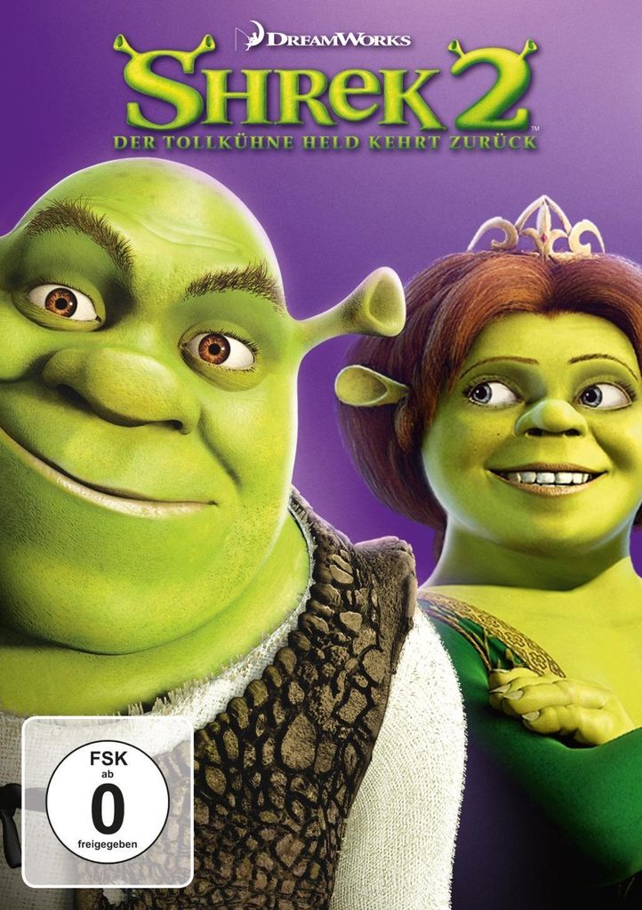 Shrek #2 (DVD) Tollk. Held kehrt zurück Min: 89/DD5.1/WS Dreamworks, Neues Cover - Universal Picture - (DVD Video / ANIMATION)