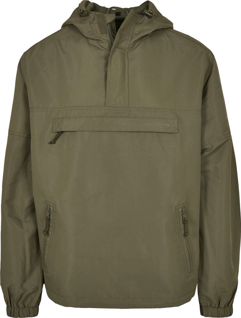 Build Your Brandit 3162 | Herren Jacke Summer Windbreaker, Wind- und wasserabweisend - Farbe: Olive - Größe: 3XL