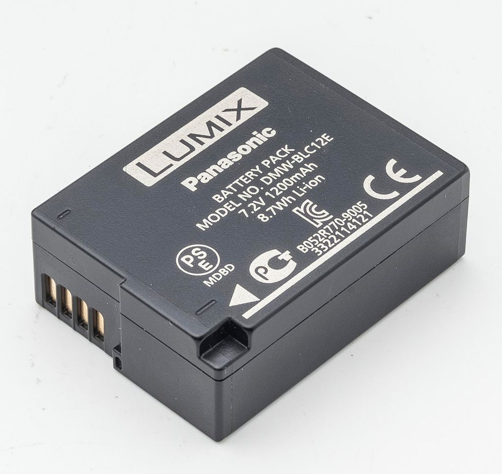 Panasonic DMW-BLC12, 1200 mAh, 7,2 V, Lithium-Ion (Li-Ion) Produktbild 