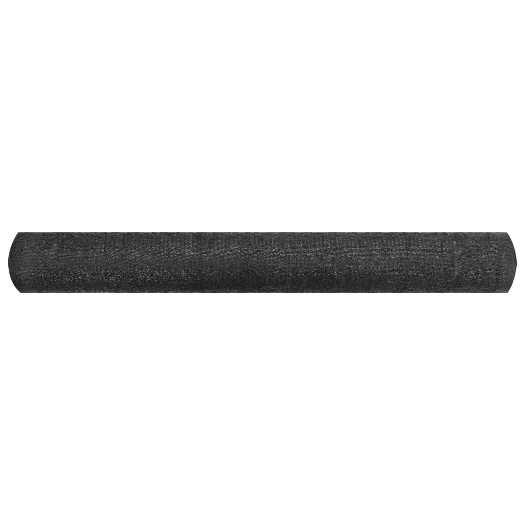 vidaXL Ekran ogrodzeniowy czarny 1,2x25 m HDPE 195 g/m² Zdjęcie produktu 