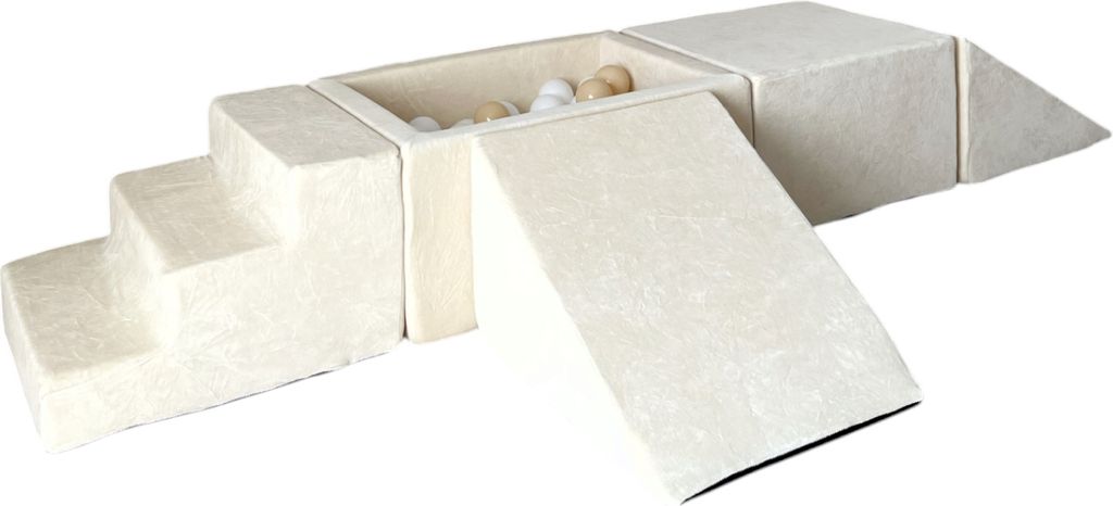 Monio for Kids - Cremefarben Schaumstoff-Set Samt 5 Produktbild 