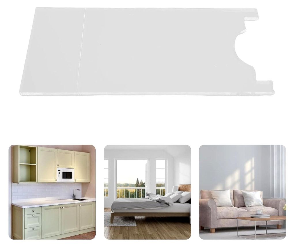 Couch-Bett-Stopper aus transparentem Acryl, Möbel-Wandabstandshalter, verhindert Verrutschen und Kollision, für Wohnung, Schlafsaal, Zuhause, Sch...