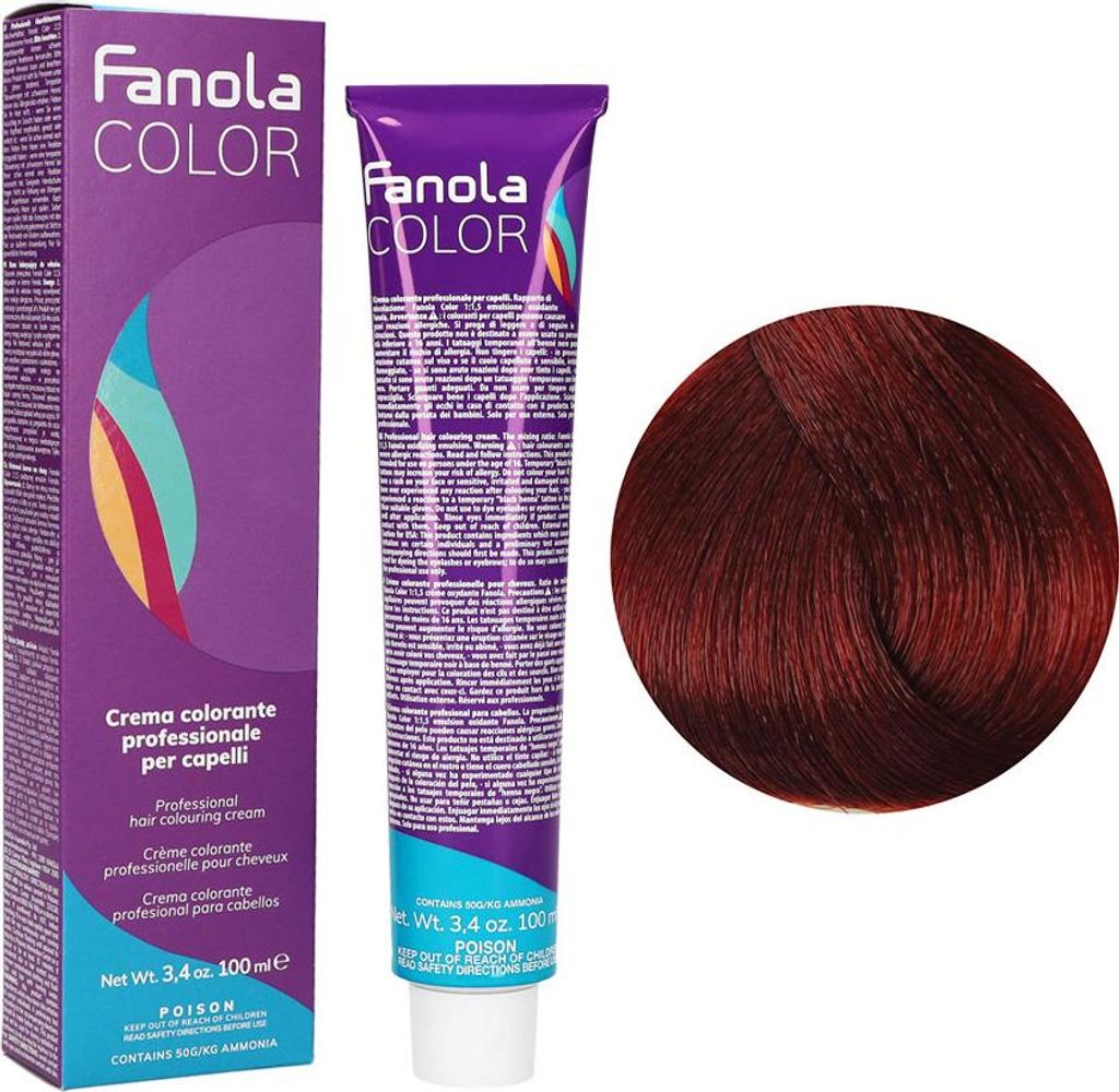 Fanola 6.66 Haarfarbe 100 ml Produktbild 
