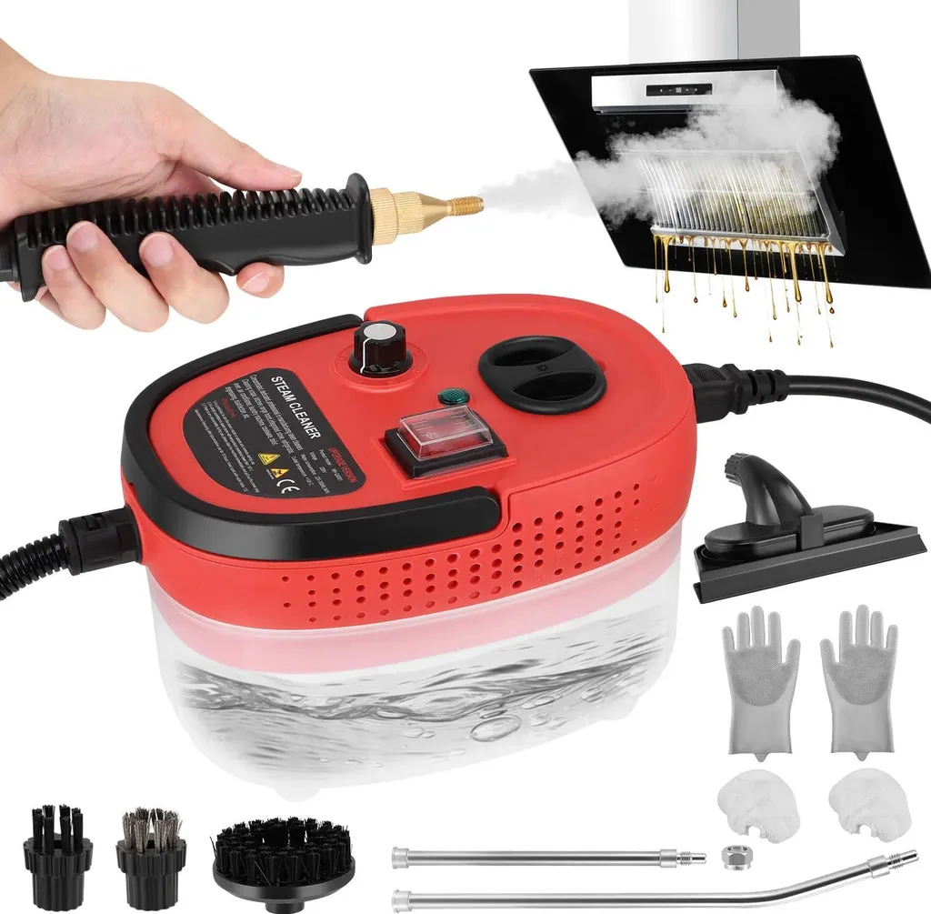 Nettoyeur vapeur haute température 2500W - Grande capacité de 1200 ml