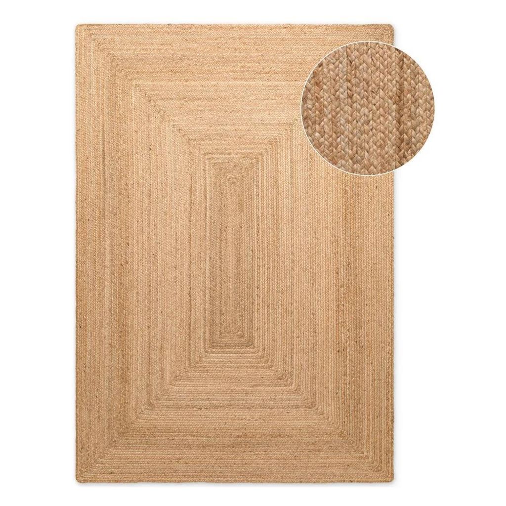 Dywan jutowy do salonu 120x170cm,dwustronny naturalny Zdjęcie produktu 