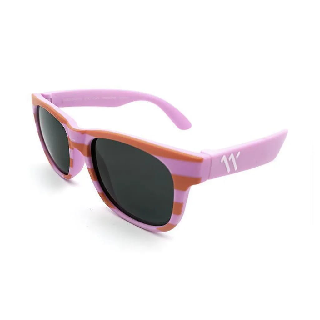 Lunettes de soleil de forme classique pour petite fille coloris rose