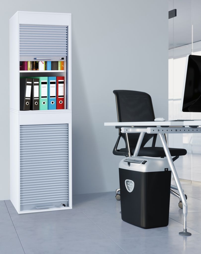 VCM Büroschrank | Aktenschrank mit Rollladen | Maße ca. H. Produktbild 