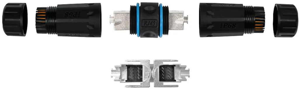 Logilink Outdoor Verbinder Connecteur Cat.6a à Cat.8 IP68 Blindé