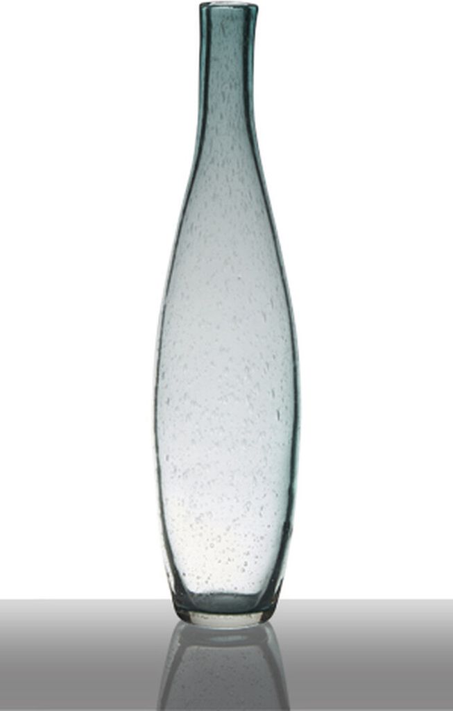 Glasvase Belly Aqua 40 cm