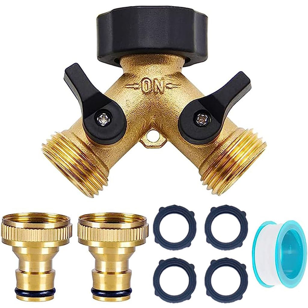 Wasseranschluss Adapter 1 2 Auf 3 4 Wasseranschluss Verteiler, 2 Wege Verteiler | Kaufland.de