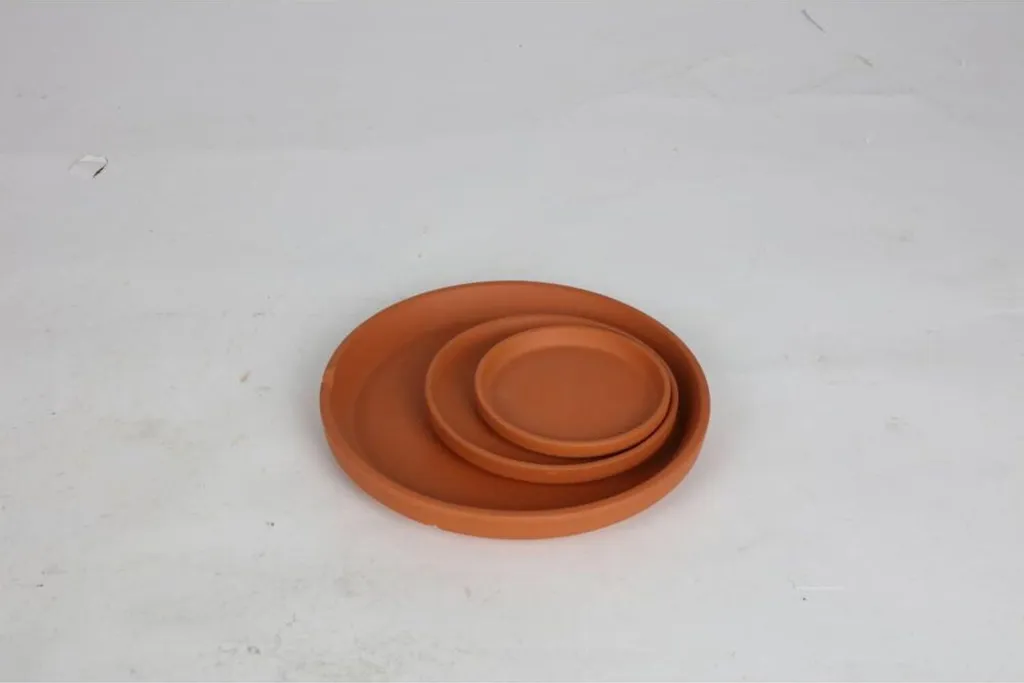 Soucoupes 11cm pour Pots de Plantes et Fleurs - Set de 45 en Argile