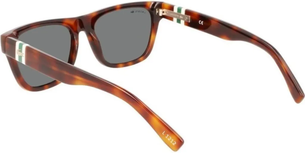 Lunettes Lacoste Marchon légères avec branches flexibles bleues mat