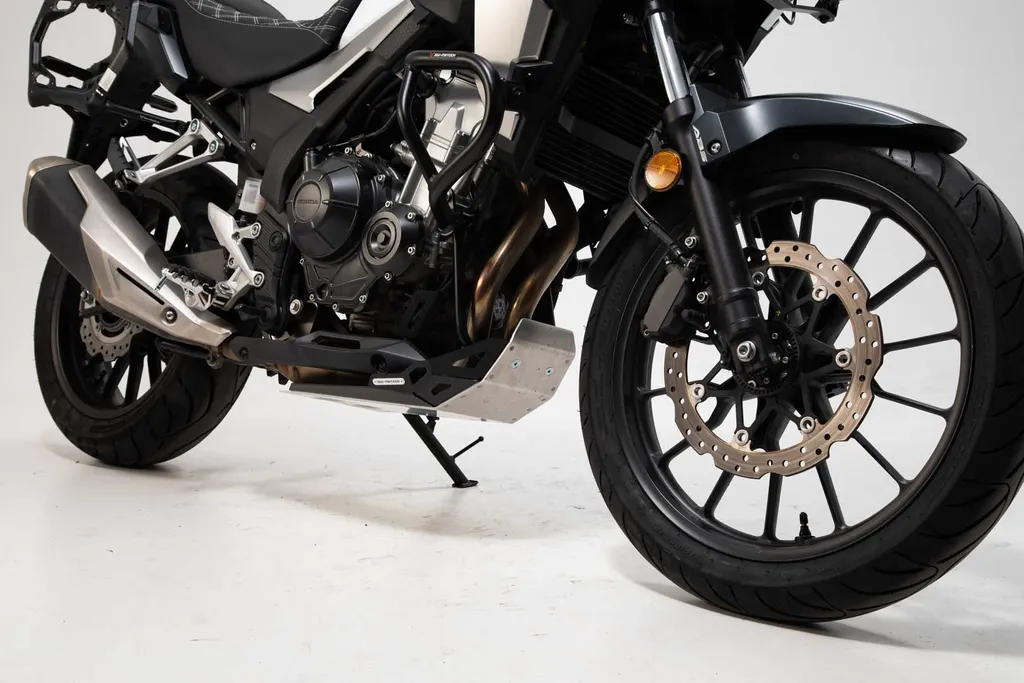 SW-Motech Sabot Moteur pour Honda CB500X - Protection Aluminium Noir