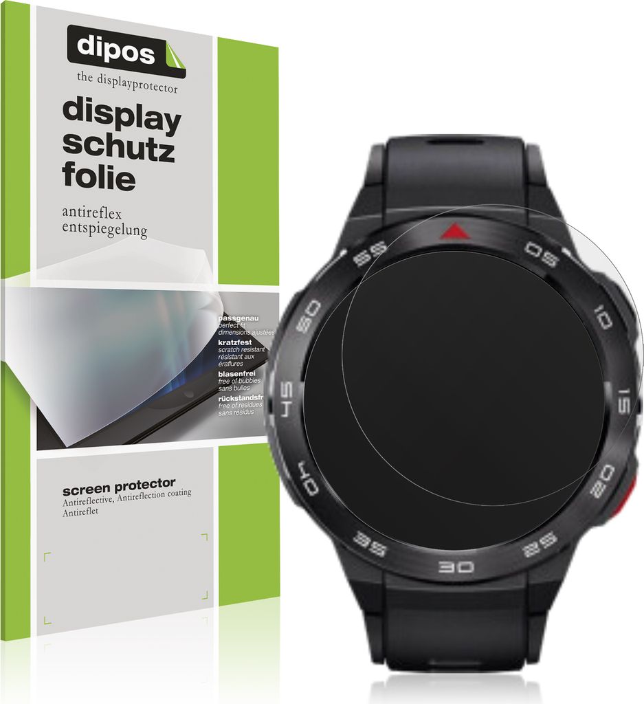 6x Schutzfolie für Xiaomi Mibro GS Pro 1.43 Zoll matt Displayschutzfolie Folie Display Schutz dipos