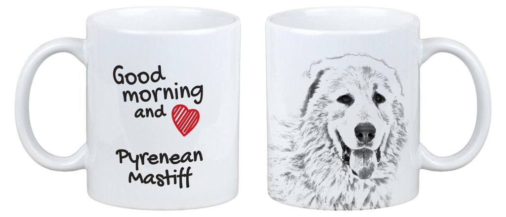 Pyrenäen-Mastiff, Mastín del Pirineo - Tasse mit Hund, Tasse mit Bild, personalisiertes Geschenk der Marke Art-Dog