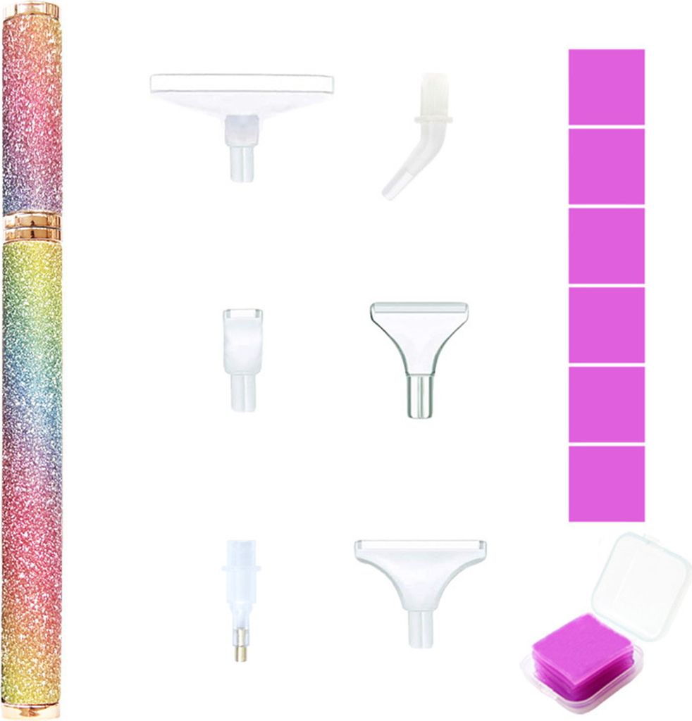 Diamant Malerei Stift 5d Rolling Art Pen Diamond Malerei Pen Kit Tool Zubehör Stift Bohrer Stift Nagel Kunst Kreuzstich Dekoration Nagel Neauty Pe...