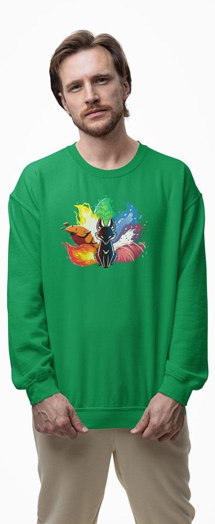 D&B Design Uni Pullover SWMO00008 Fox Grün-Größe 2XL