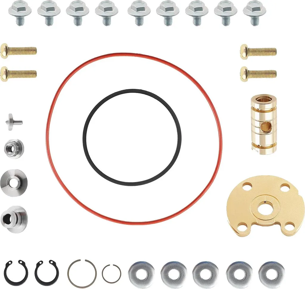 Kit di riparazione del turbocompressore, cuscinetto reggispinta a 360°, parti complete incluse