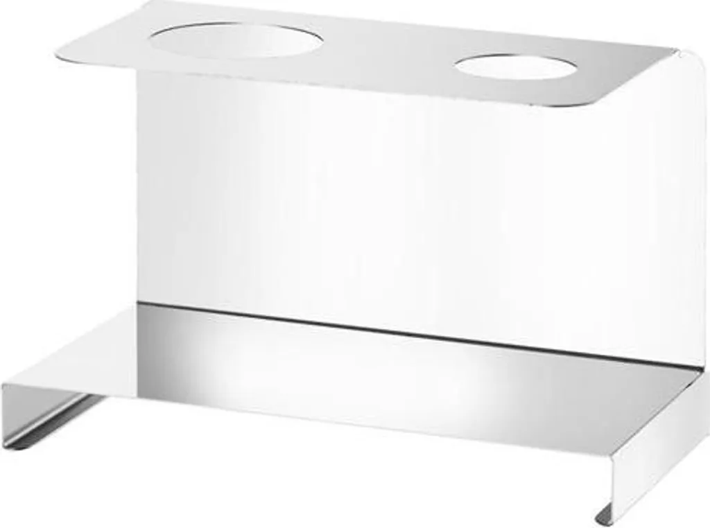 Support à gaufrettes 2 trous 45 mm et 65 mm Inox robuste modèle 755754