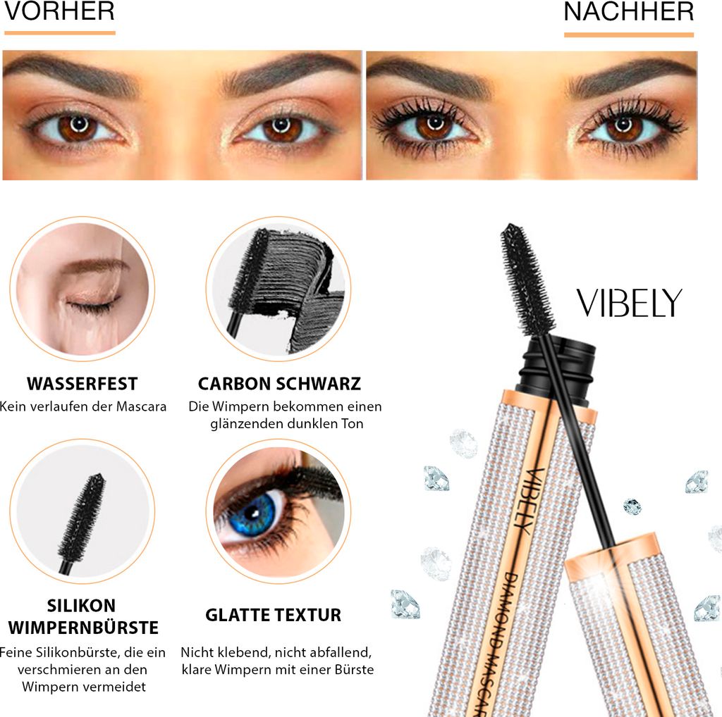 50 Einweg-Wimpernbürsten – Silikon, Mit PP-Griff, Für Mascara & Wimpernverlängerung, 10 Cm Lang