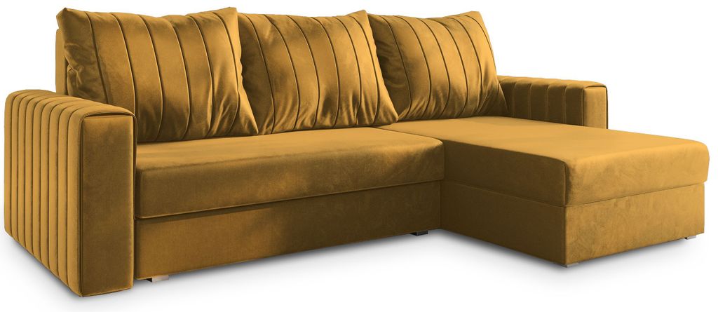 Masseno Ecksofa CARL mit Schlaffunktion L-Form, Sofa mit Produktbild 2