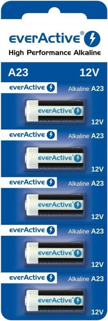 Batterie alcaline Everactive A23 12V, 5 pezzi in blister Immagine del prodotto 