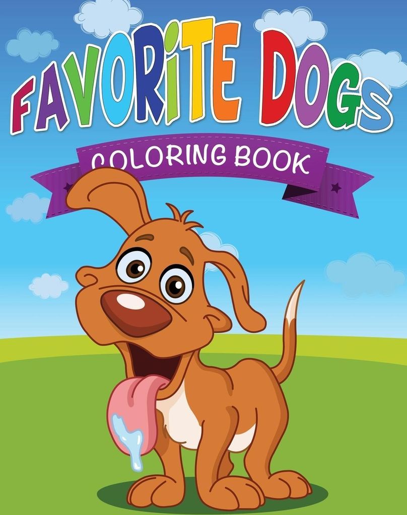Favorite Dogs Coloring Book
