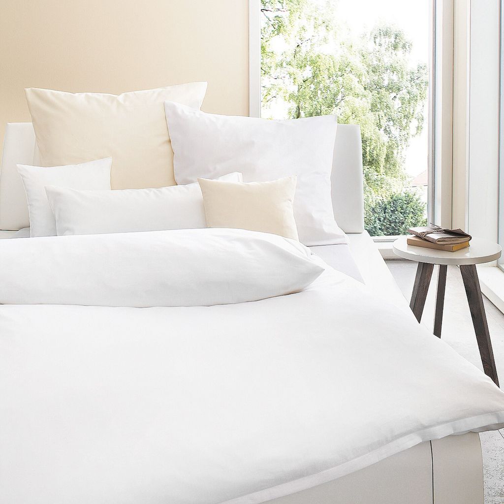irisette Kissenbezug PARIS Satin BL 40x80 cm weiß Produktbild 