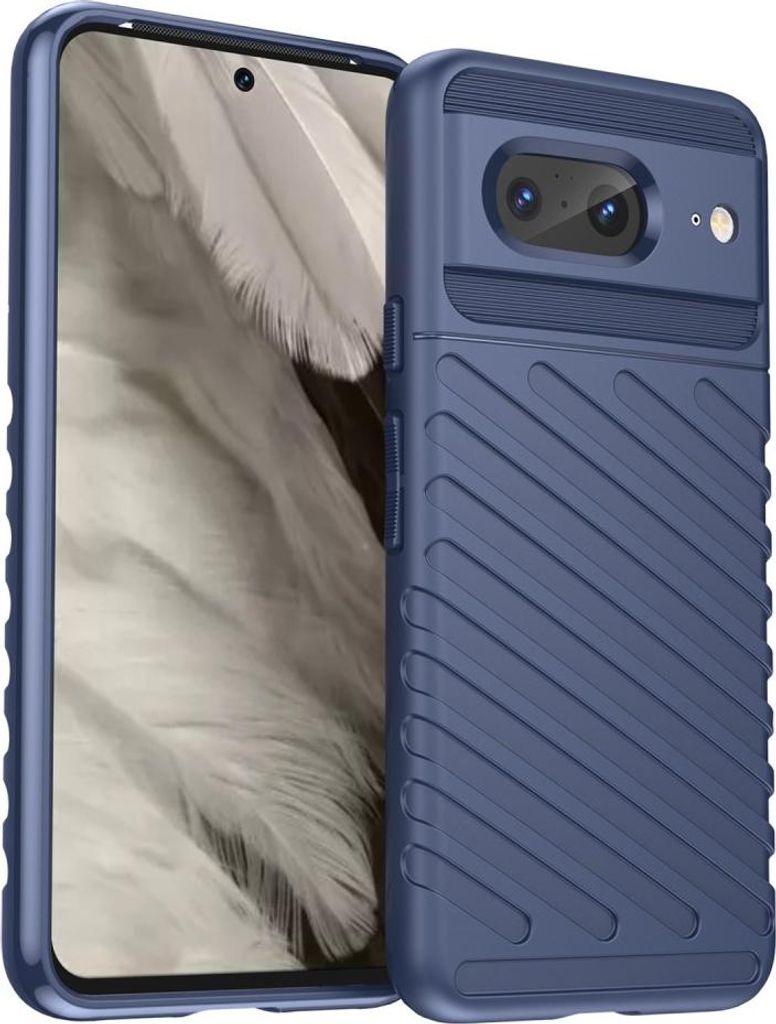 Google Pixel 8 Hülle - Coverup Panzer Shield TPU Back Cover - Blau