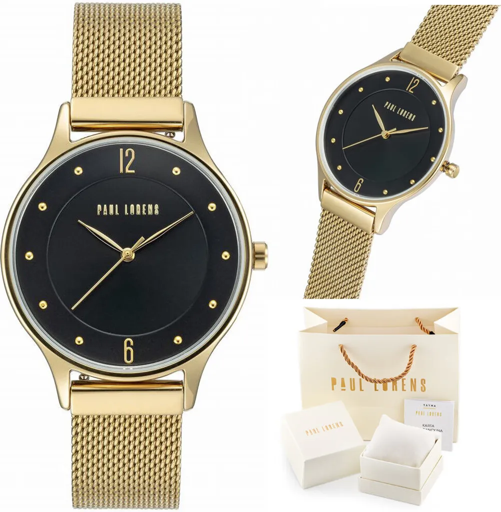 Orologio Donna Paul Lorens PL10317B91D1 Mesh Gold - Minimal Chic - 15