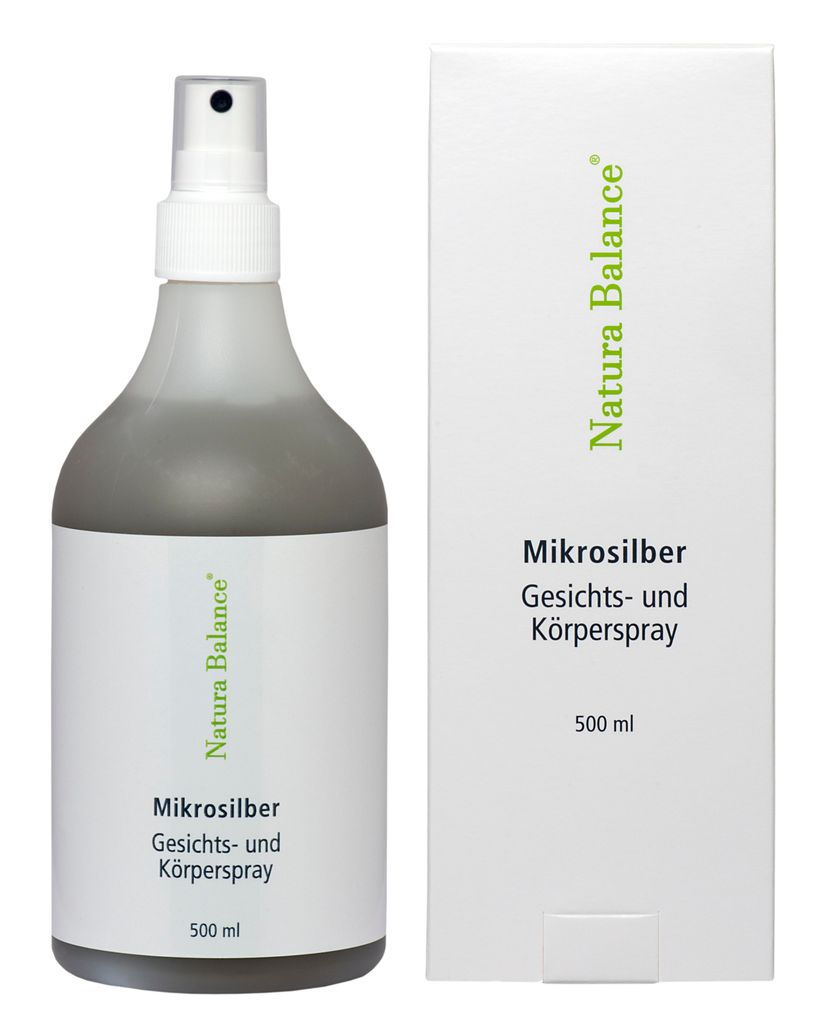 500ml Microsilber Gesichts- und Körperspray Spray Produktbild 