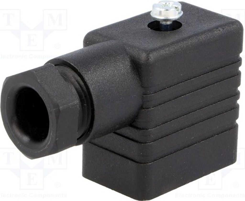 1x Steckverbinder: Ventil Stecker weiblich 10mm PIN: 3 932987100 GMN 209 NJ Ventils