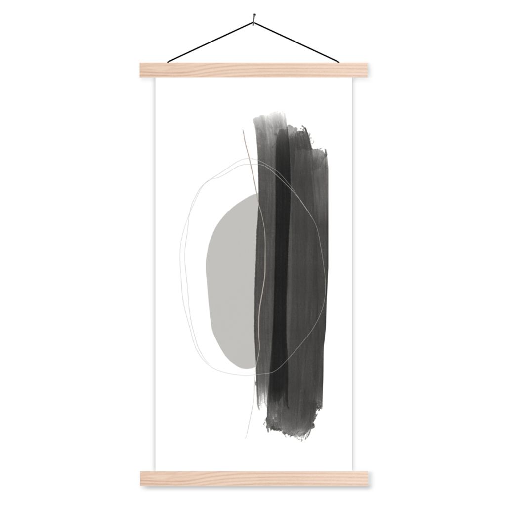 MuchoWow® Textilposter Abstrakt - Malerei - Minimalismus Produktbild 