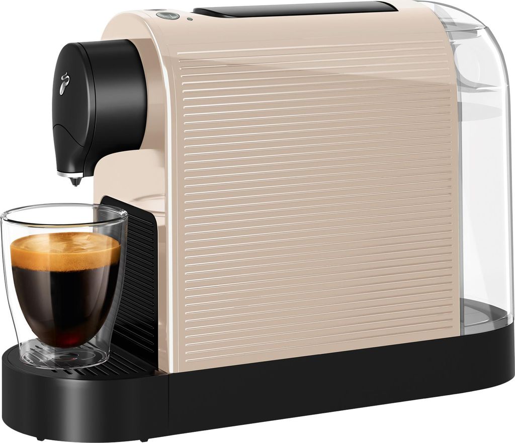 Tchibo Cafissimo „Pure plus“ Kaffeemaschine Kapselmaschine für Caffè Crema, Espresso und Kaffee | 0,8l | 1250 Watt | 11,9 x 33,7 x 24 cm | Al...