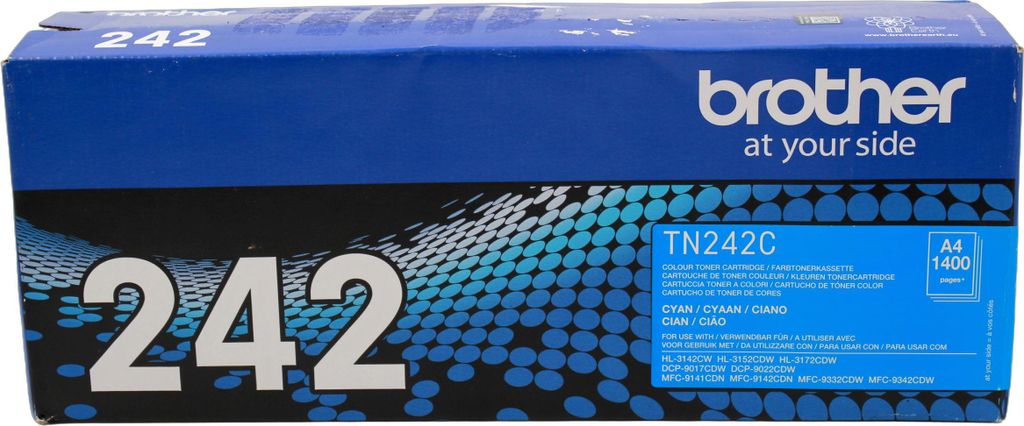 Originální tonerová kazeta Brother TN-242C azurové barvy Obrázek produktu 