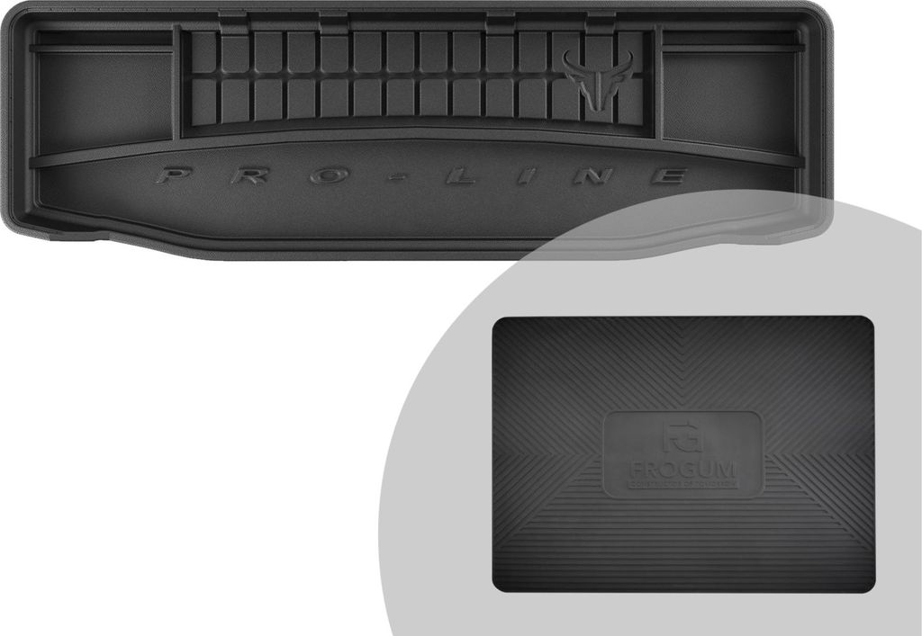 FROGUM ProLine 3D Gummimatte Exklusive Auto Kofferraummatte Kofferraumwanne für Mitsubishi Outlander III 12-22