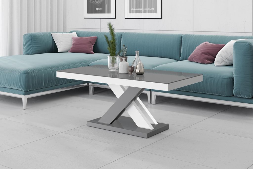 Design Couchtisch XLU-888 Hochglanz Wohnzimmertisch Sofatisch Tisch Küchentisch Kaffeetisch