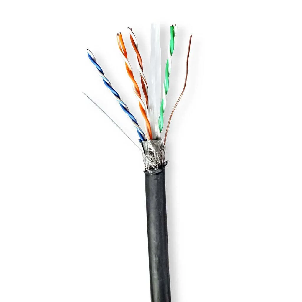 Rotolo Cavo Ethernet CAT6 S/FTP 100m Rame - Performance Gigabit Esterno