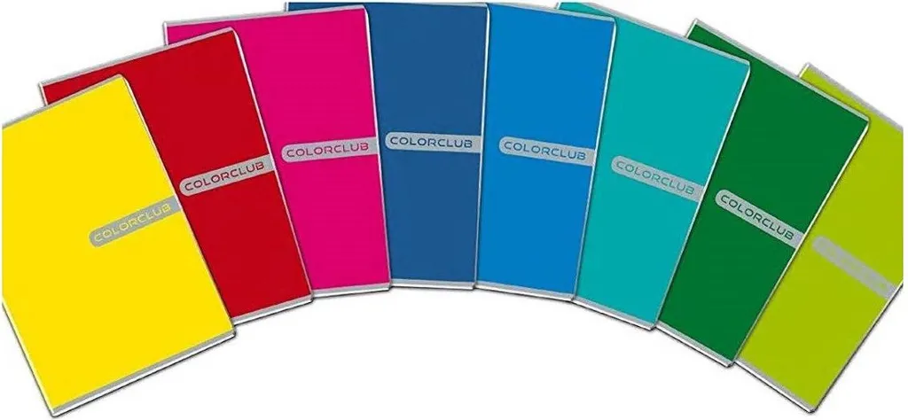Blasetti Colorclub Carnet de Notes A5 21 Feuilles Multicolore Lot de 10