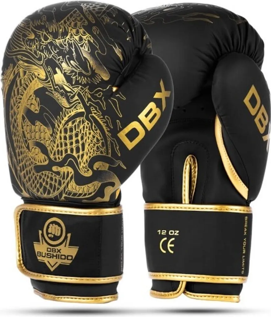 Gants de boxe DBX BUSHIDO Gold Dragon 10 oz : Finies les douleurs mains