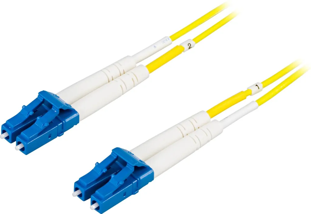 Câble fibre optique LC-LC Deltaco LCLC-30S Jaune de 30 mètres Monomode