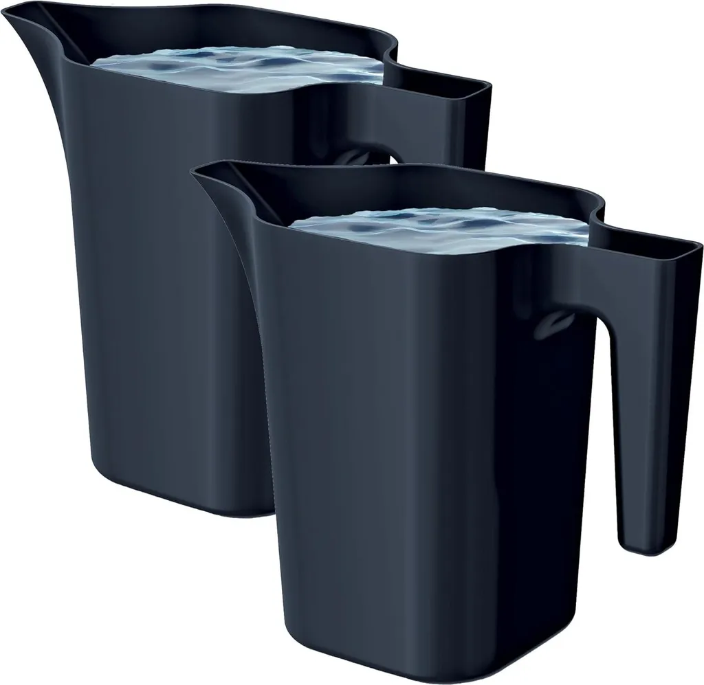Lot de 2 arrosoirs de 18 litres en plastique marron pour jardin et maison