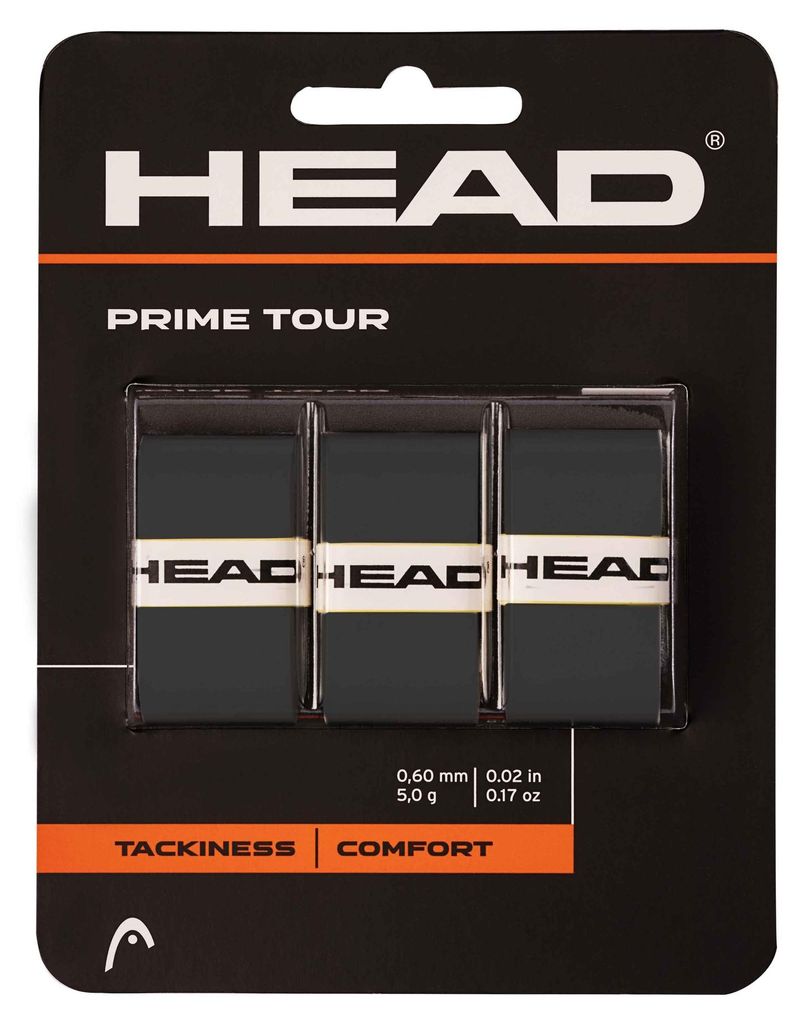 Head Racket Prime Tour 3 Tennis-overgrip Schwarz Schwarz One Size