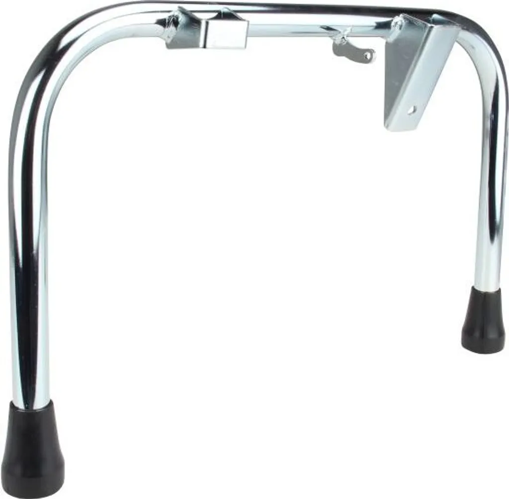 Béquille principale argentée pour scooter Vespa PX 125 et 150cc