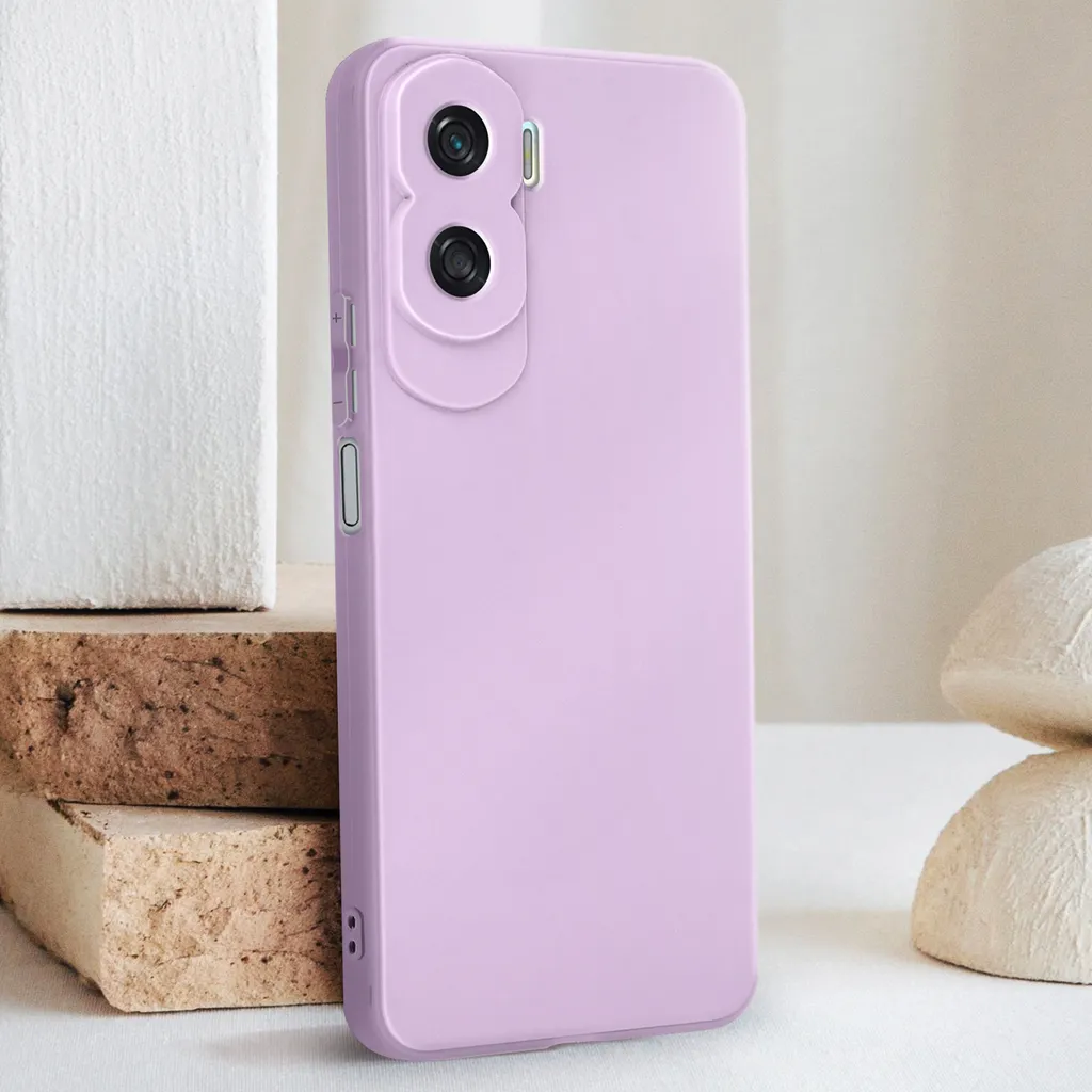Custodia Protettiva Honor 90 Lite Viola Pastello Soft Touch - 6