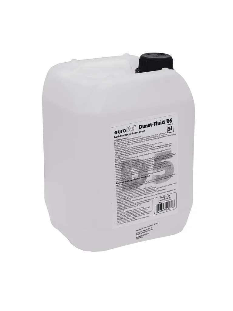 Liquide pour machine à fumée Eurolite D-5 de 5L - Effet brume intense