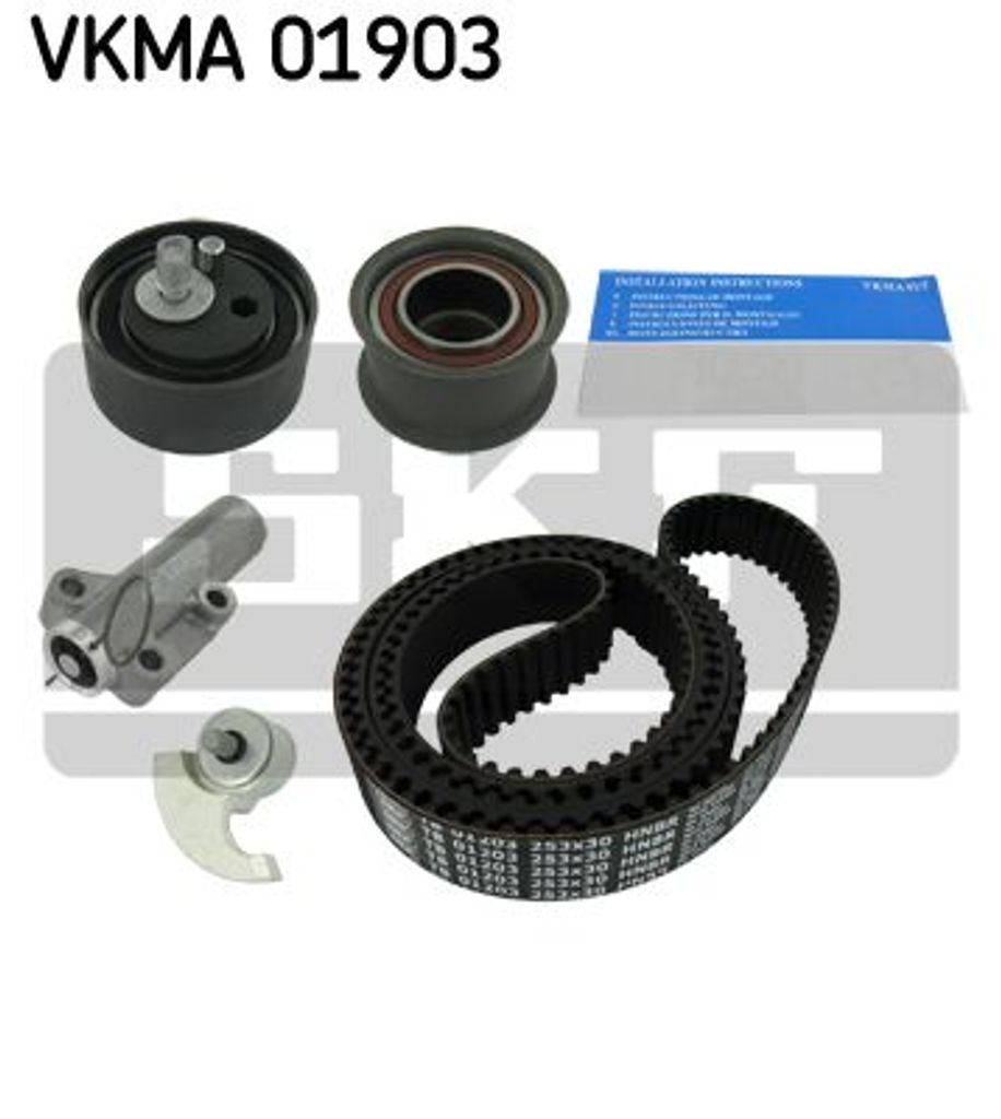 SKF VKMA 01903 Zahnriemensatz für VW PASSAT Variant (3B6) 253-Zähne